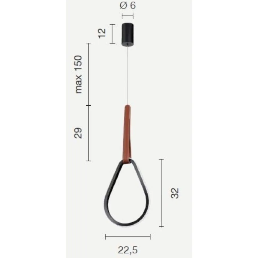 Lampade A Sospensione-Ondaluce So regoli drop lampada a sospensione led design