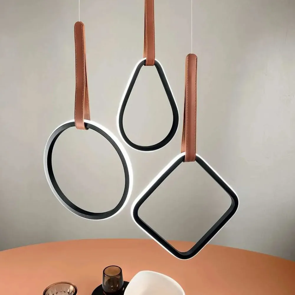 Lampadari Moderni-Ondaluce So regoli mix lampadario led design moderno
