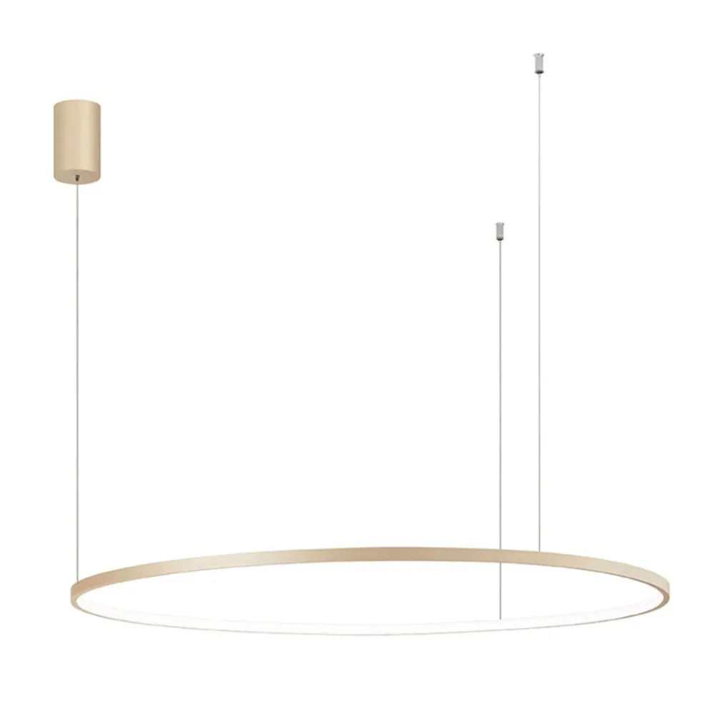 Lampadari Moderni-Ondaluce So soel 100 oro lampadario moderno cerchio led