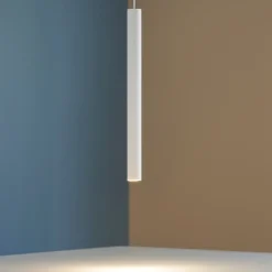 Lampade A Sospensione-Ideal Lux Sospensione led ultrathin sp d040 round bianco