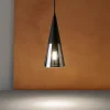 Lampade A Sospensione-Ondaluce So trento lampada a sospensione per penisola cucina nero