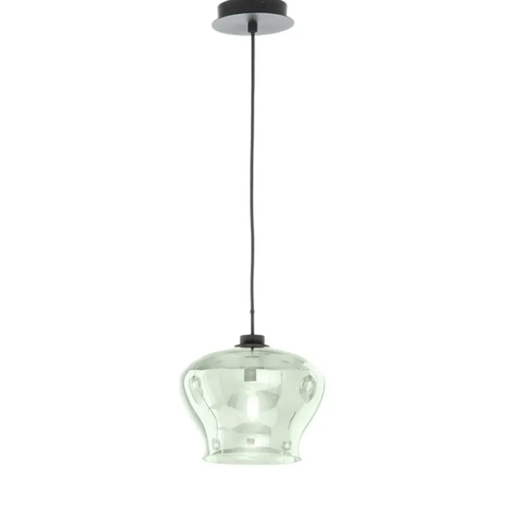 Lampade A Sospensione-Ondaluce So verve 2 lampada a sospensione vetro verde