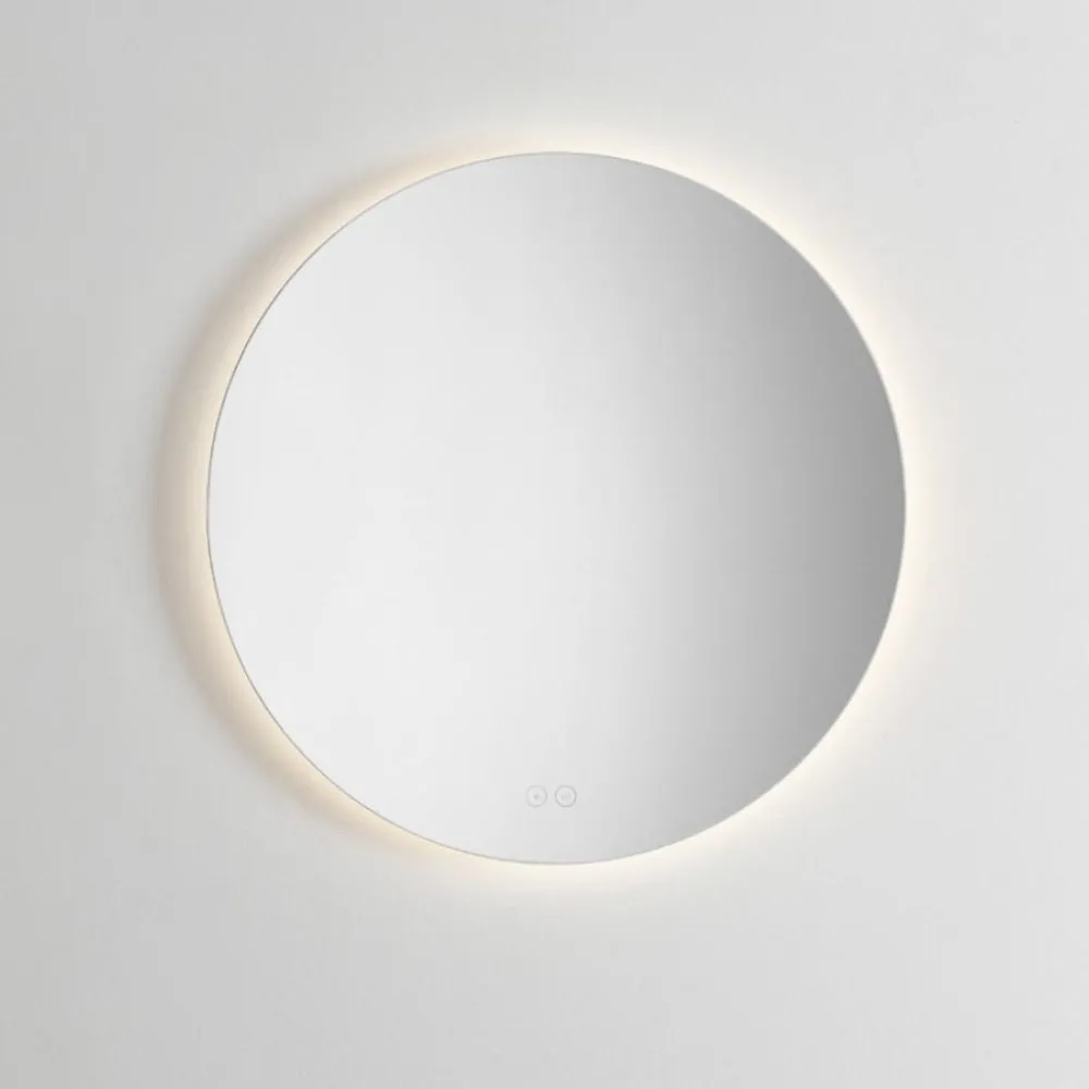 Specchi Da Parete-Selezionato da Mazzolaluce Specchiera tonda da bagno touch 60 cmled 4000k antiappannamento ip44