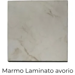Specchi Da Parete-Selezionato da Mazzolaluce Specchio da parete 80cm quadrato vetro bronzo - marmo design
