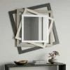 Specchi Da Parete-Selezionato da Mazzolaluce Specchio da parete design moderno quadrati 87x87 per ingresso