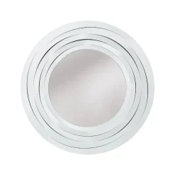 Specchi Da Parete-Selezionato da Mazzolaluce Specchio da parete design moderno metallo bianco rotondo