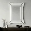 Specchi Da Parete-Selezionato da Mazzolaluce Specchio da parete per ingresso design bianco 70x100
