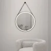 Specchi Da Parete-Selezionato da Mazzolaluce Specchio da parete tondo per bagno ip44 touch led 3000k antiappannamento