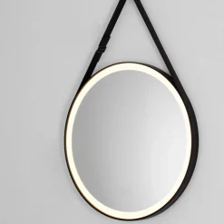 Specchi Da Parete-Selezionato da Mazzolaluce Specchio da parete tondo per bagno ip44 touch led 3000k antiappannamento