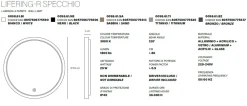Specchi Da Parete-Vivida International Specchio ovale vivida lifering bronzo led touch 25w 3000k