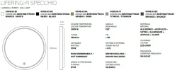 Specchi Da Parete-Vivida International Specchio rotondo da parete vivida lifering bianco touch led