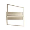 Plafoniere Moderne-Ondaluce Square pl pc oro plafoniera led design moderna