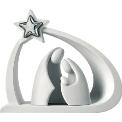 Presepi Di Natale-Bongelli Preziosi Statuetta presepe di natale h25 natività bianco