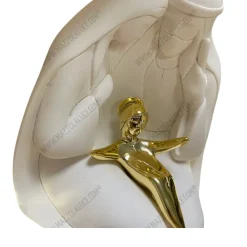 Presepi Di Natale-Bongelli Preziosi Statuina presepe di natale moderno natività oro h30