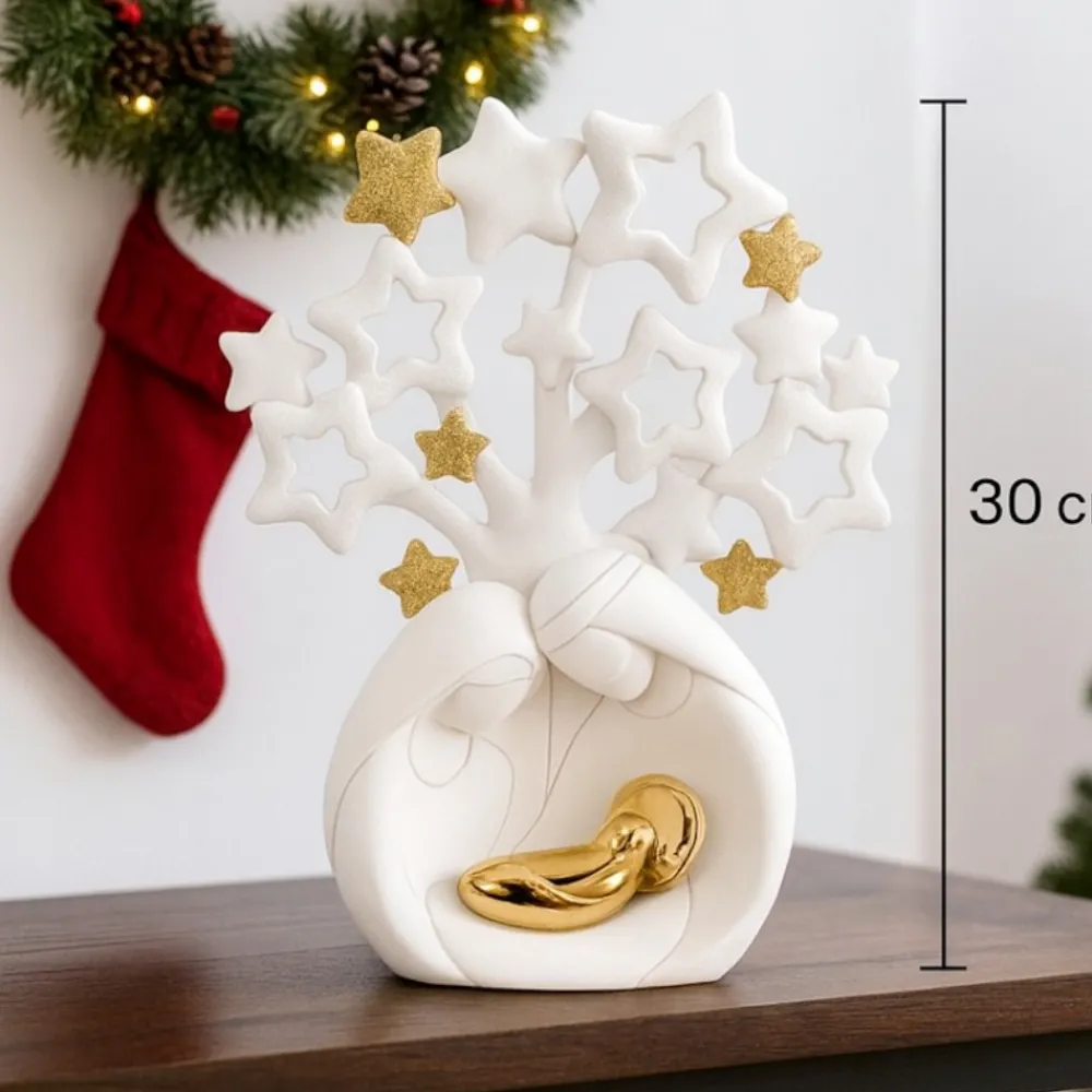 Presepi Di Natale-Bongelli Preziosi Statuina presepe di natale oro h30 natività
