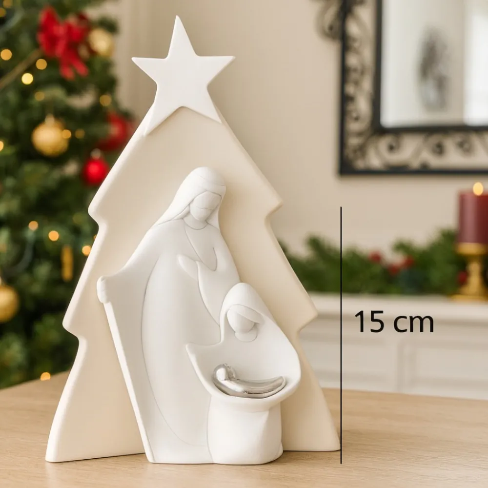 Presepi Di Natale-Bongelli Preziosi Statuina presepe natività di natale nocciola h15
