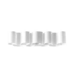 Applique Da Parete-Stilnovo honey applique led 20w 2700k 20w bianca moderna bianca