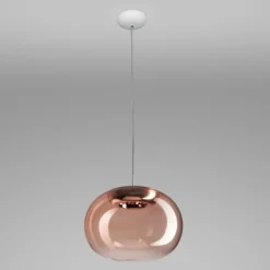 Lampade A Sospensione-Stilnovo la mariee lampada a sospensione moderna per soggiorno design vetro rame