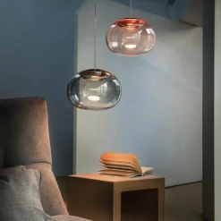 Lampadari Moderni-Stilnovo la mariee lampadario moderno boccia grigio fumo led 3000k