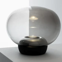 Abat Jour-Stilnovo le mariee abat-jour da comodino grigio fumo per camera da letto