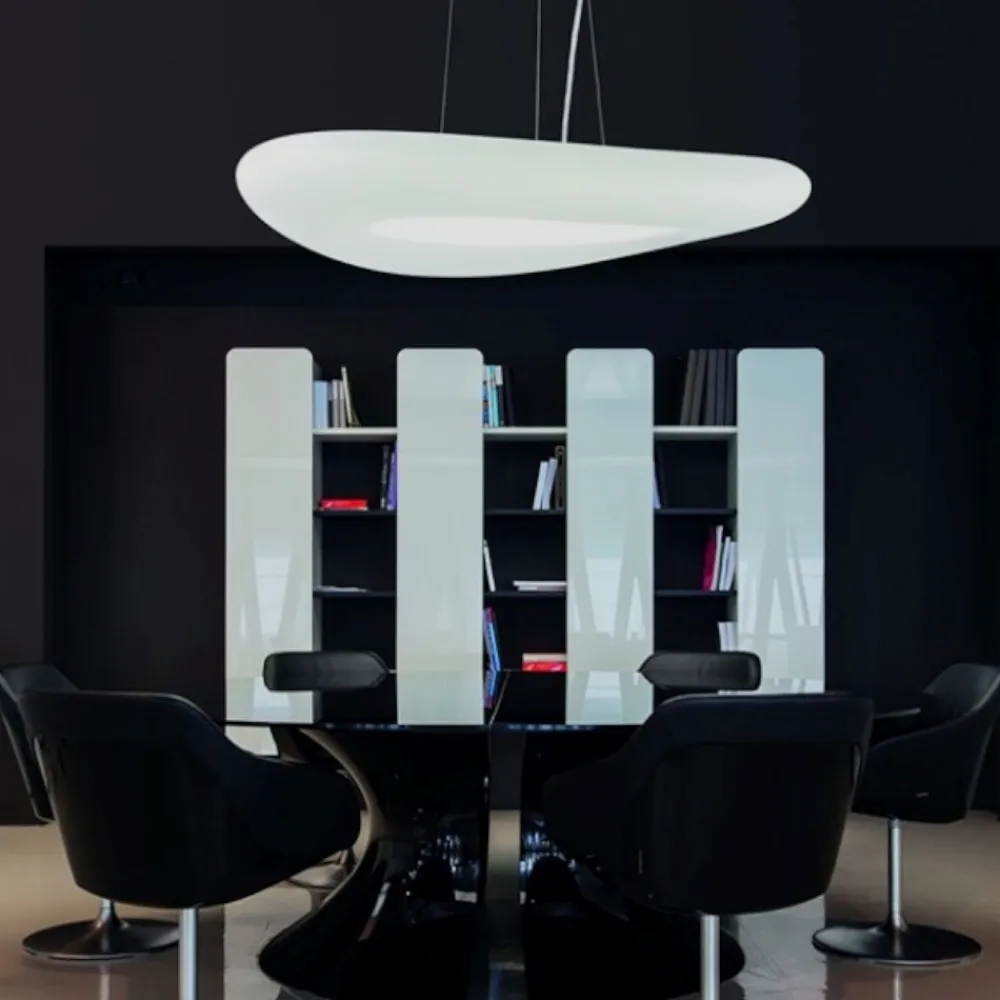 Lampadari Moderni-Stilnovo mrmagoo lampadari moderni bianco 75cm led dimmerabile