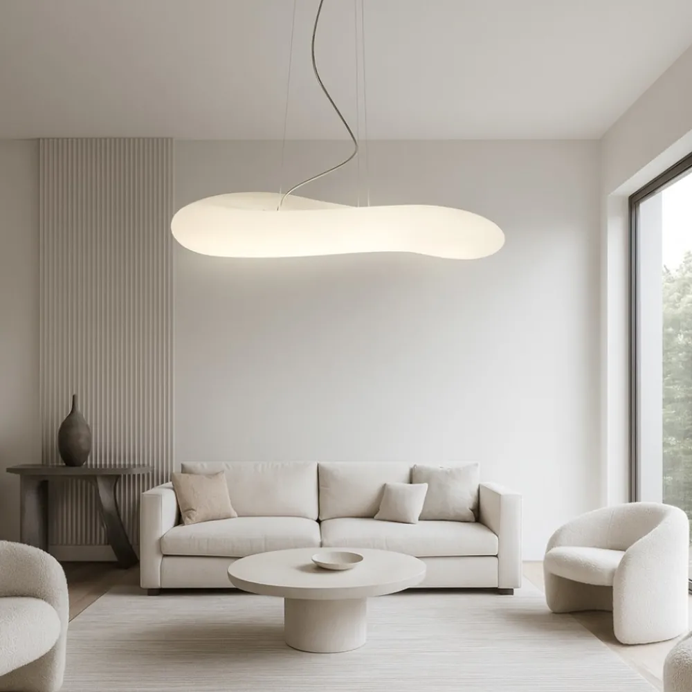 Lampadari Moderni-Stilnovo mrmagoo lampadari moderni bianco 75cm led dimmerabile