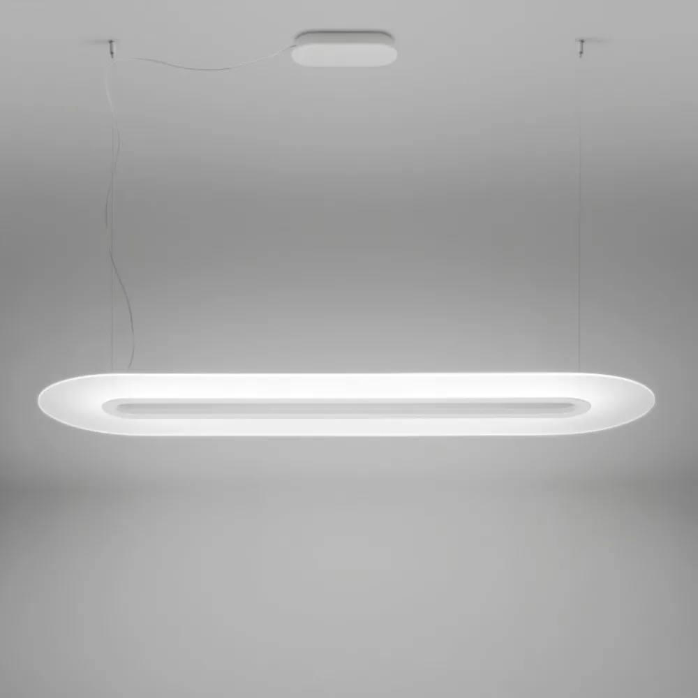 Lampadari Moderni-Stilnovo optline lampadario moderno led 3000k dimmerabile alluminio