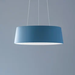 Lampadari Moderni-Stilnovo oxygen lampadario design moderno led 3000k dimmerabile azzurro