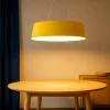 Lampadari Moderni-Stilnovo oxygen lampadario giallo moderno led dimmerabile 50w 3000k