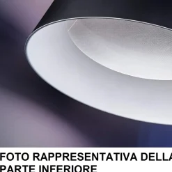 Lampadari Moderni-Stilnovo oxygen lampadario led 36w 3000k per salotto moderno