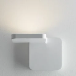Applique Da Parete-Stilnovo quad applique bianco led 18w 3000k design moderna