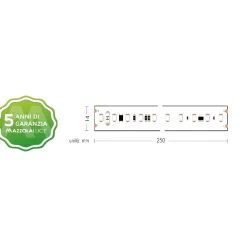 Strisce Led-Selezionato da Mazzolaluce Strip led per esterni 230vac 12w-mt 3000k bobina 5mt cri80 ip65
