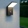 Applique Da Esterno-Ideal Lux Style ap applique da esterno antracite led 3000k sensore di movimento