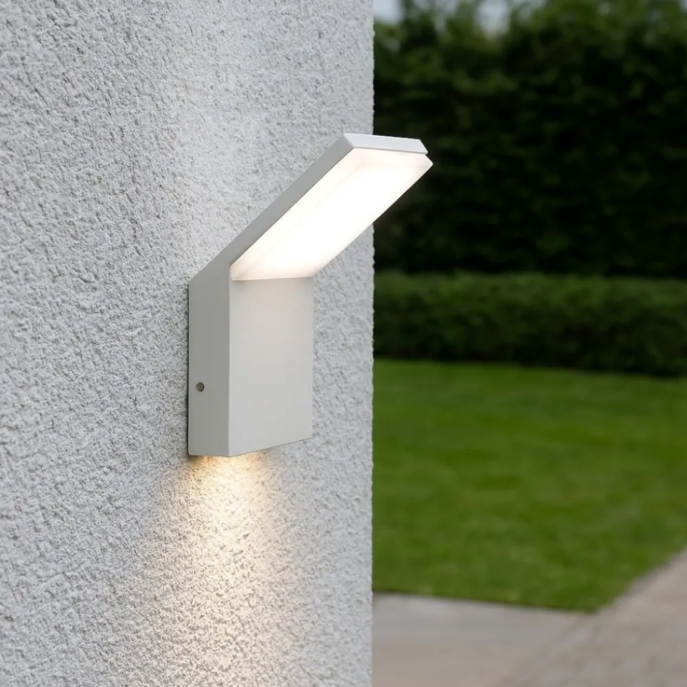 Applique Da Esterno-Ideal Lux Style ap 4000k applique da esterno bianco led 9w