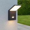 Applique Da Esterno-Ideal Lux Style ap sensor applique da esterno antracite led 9w 4000k sensore di movimento