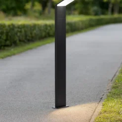 Lampioni Da Giardino-Ideal Lux Style pt h100 lampione da giardino ip54 led 9w 3000k