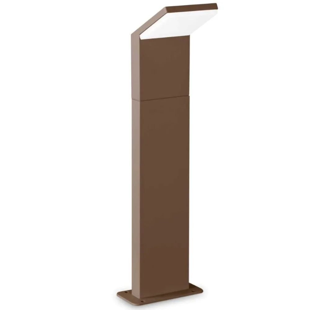 Lampioni Da Giardino-Ideal Lux Style pt h050 4000k lampione da giardino marrone