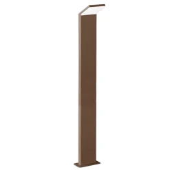 Lampioni Da Giardino-Ideal Lux Style pt h100 3000k lampione led da giardino marrone
