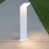 Lampioni Da Giardino-Ideal Lux Style pt h50 3000k lampione da esterno bianco