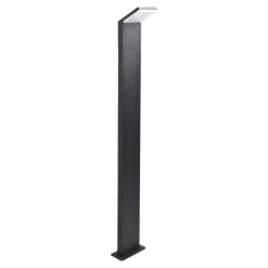 Lampioni Da Giardino-Ideal Lux Style pt h100 lampione da giardino led 9w 4000k antracite