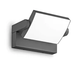 Applique Da Esterno-Ideal Lux Swipe ap applique orientabile da esterno ip54 antracite
