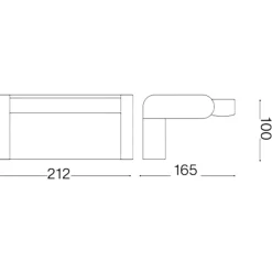 Applique Da Esterno-Ideal Lux Swipe ap applique orientabile da esterno ip54 antracite