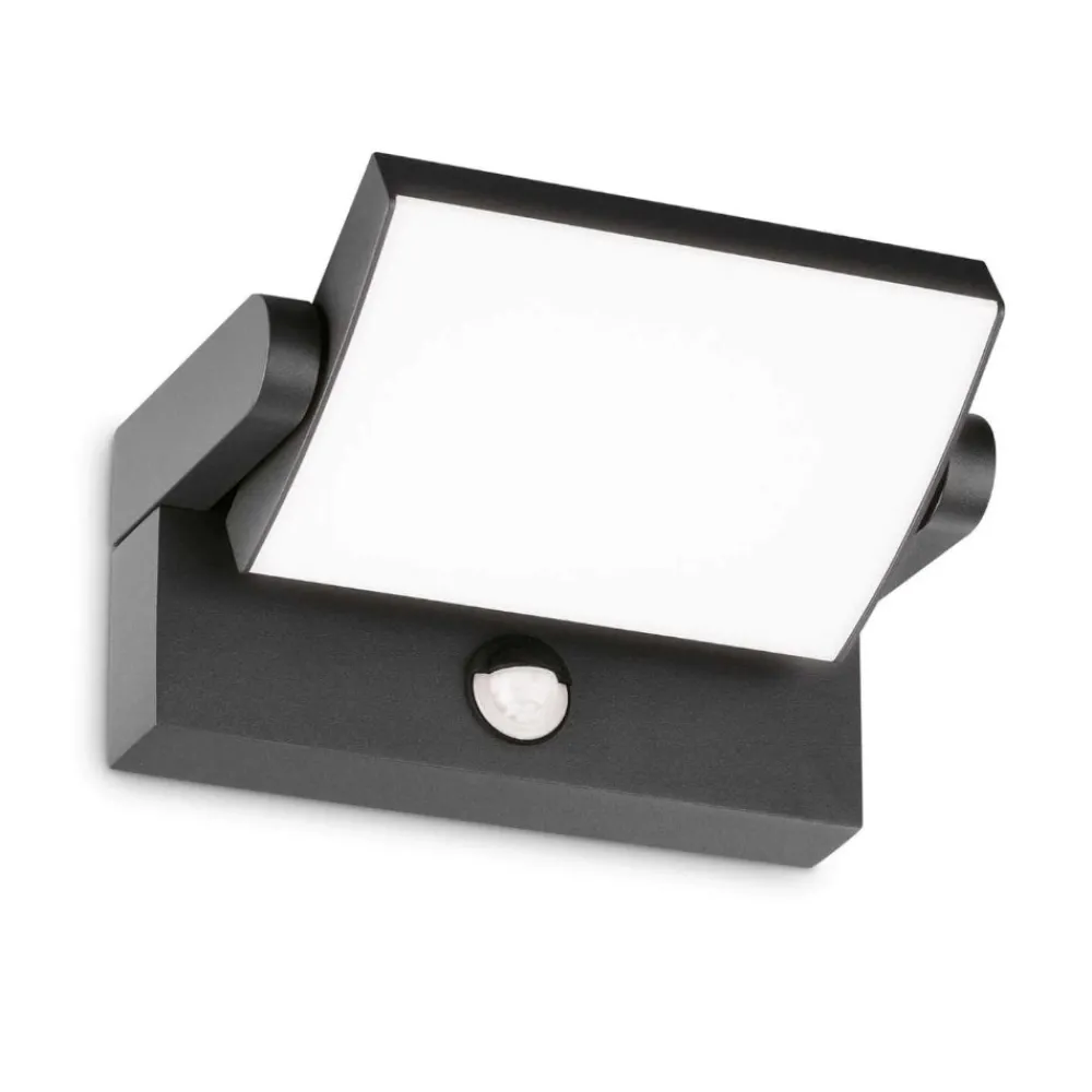 Applique Da Esterno-Ideal Lux Swipe ap sensor applique per esterno con sensore antracite