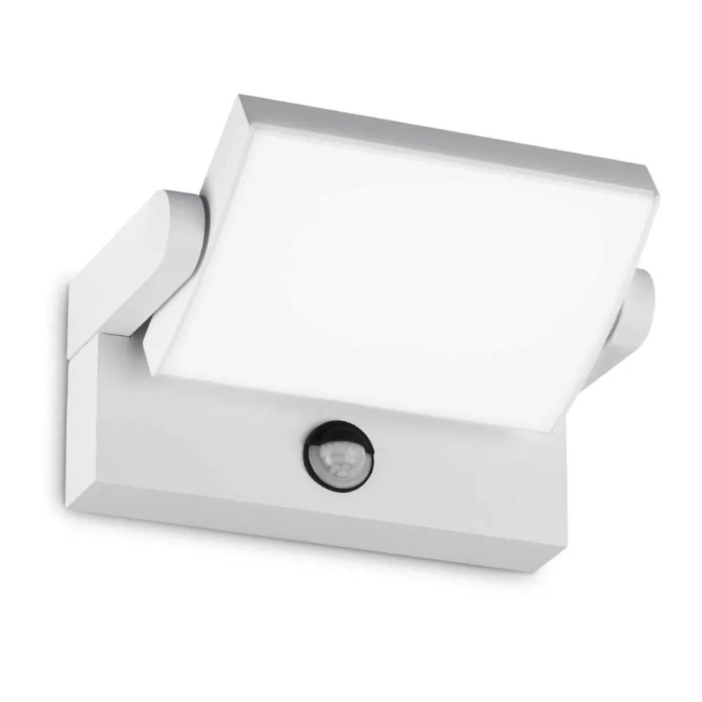 Applique Da Esterno-Ideal Lux Swipe ap sensor applique da esterno led 3000k bianco con sensore