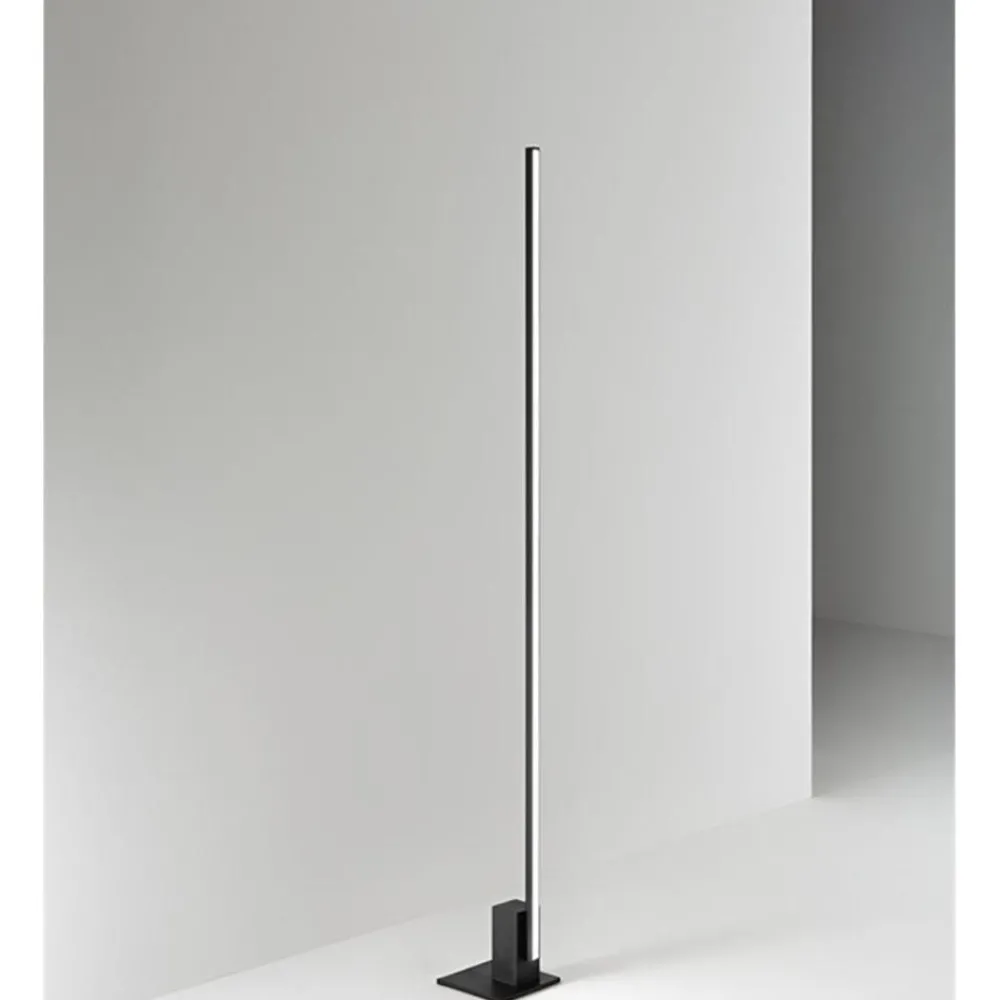 Lampade Da Terra-Perenz Illuminazione Syncro perenz piantana moderna lampada da terra nera led