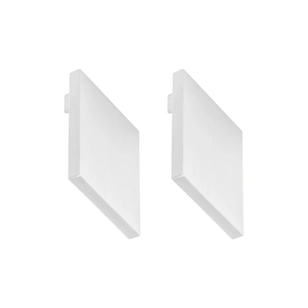 Strisce Led-Gea Luce Tappi testate di chiusura terminali per profilo bianco