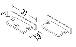 Accessori-Selezionato da Mazzolaluce Tappo di chiusura (2pz) in alluminio