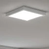 Plafoniere Moderne-Linea Light Tara plafoniera quadrata led bianca 3000k 30cm