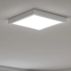 Plafoniere Moderne-Linea Light Tara plafoniera quadrata led bianca 3000k 30cm