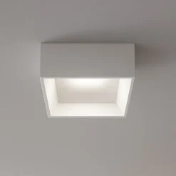Plafoniere Moderne-Linea Light Tara mini plafoniera led 2700k bianca